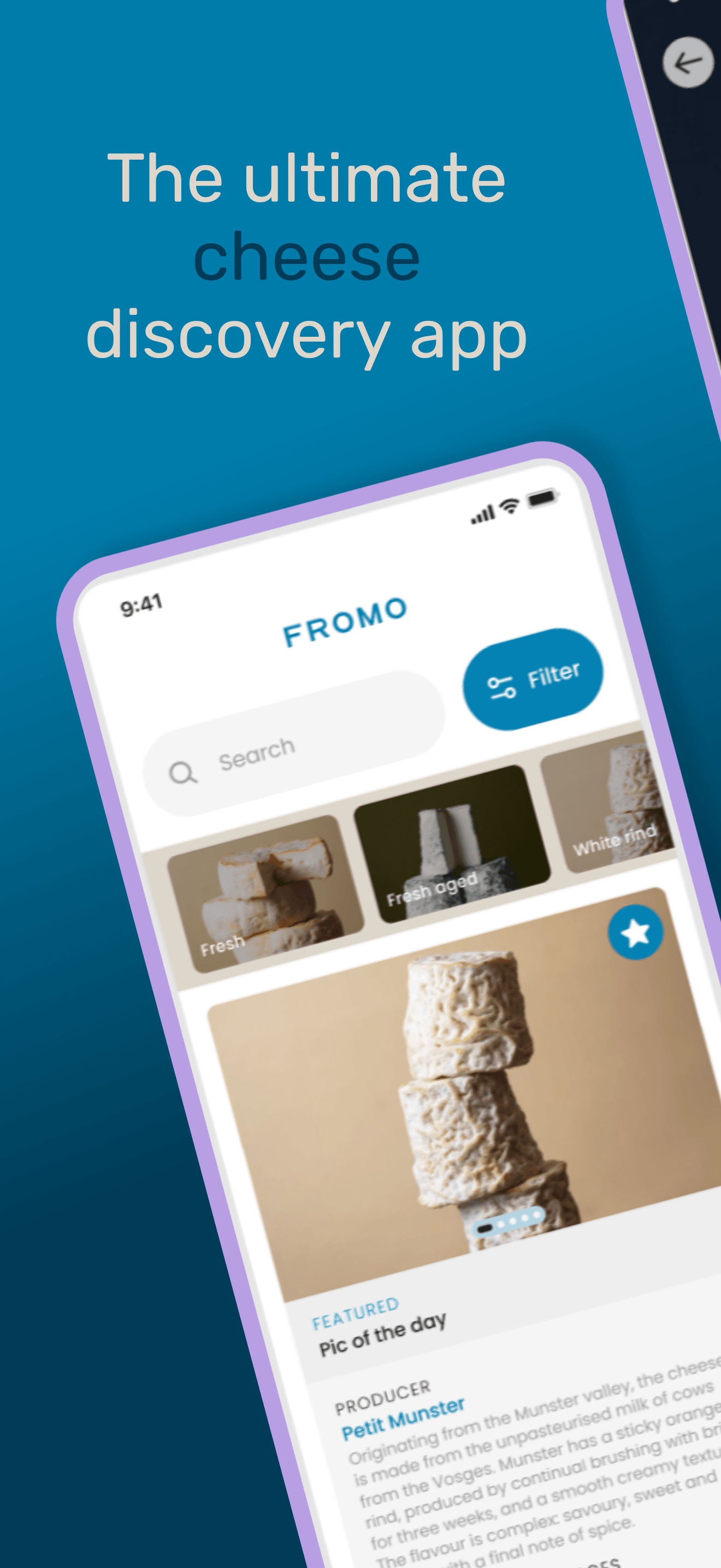 Fromo: cheese discovery home