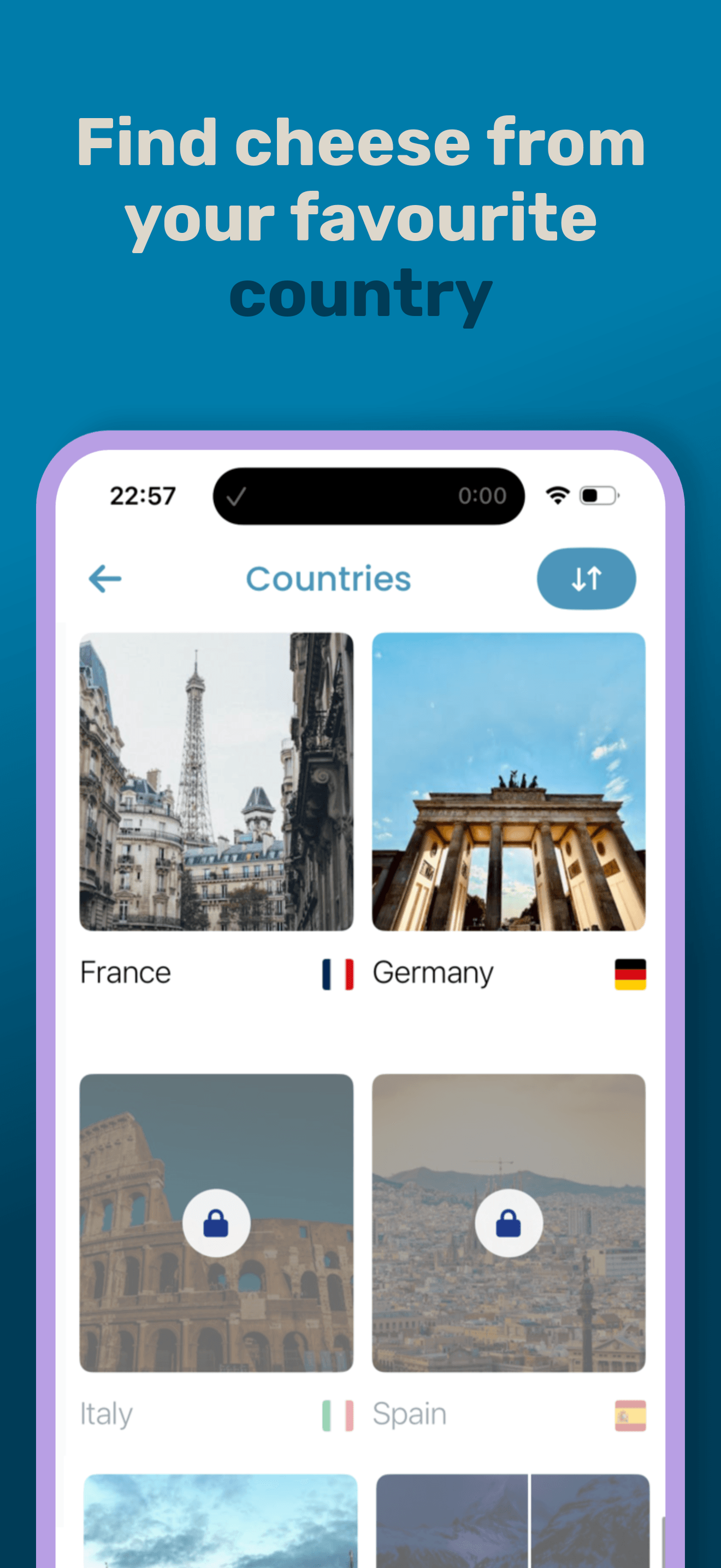 Fromo: browse by country